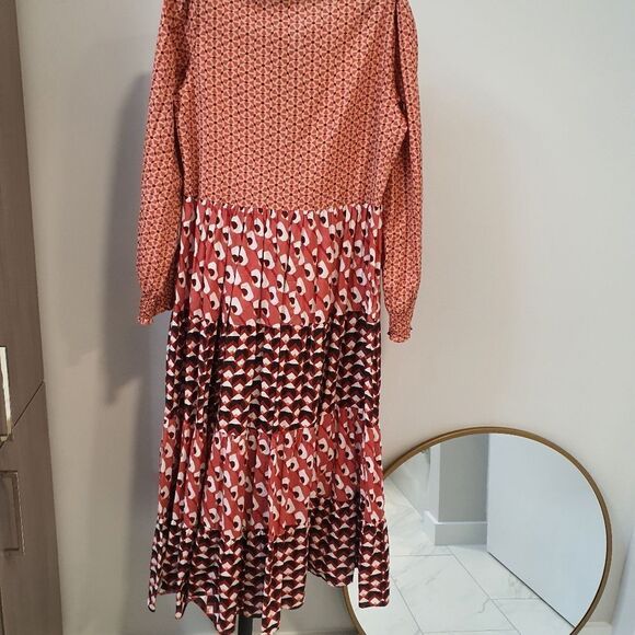 Anthropologie Ro's Garden Phoenix Maxi Dress Red India Boho Bohemian XS - Picture 5 of 8